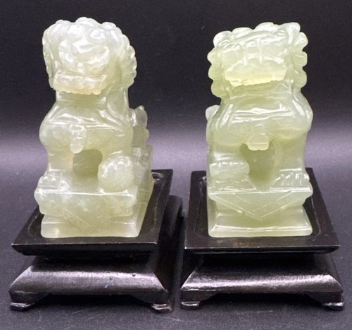 Pair vintage chinese - chinese, carved