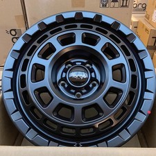 16" MERCEDES VITO & V CLASS MATT BLACK TARGA TG9 8J SWAMPER ALLOY WHEELS X4