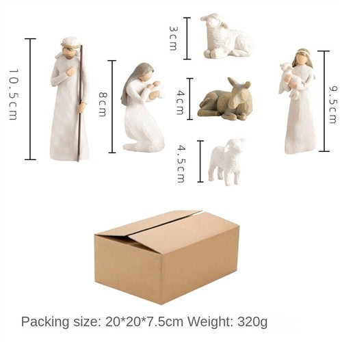 6pcs willow tree nativity - willow,