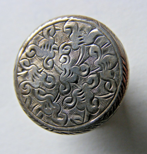 Vintage bachelor button stud