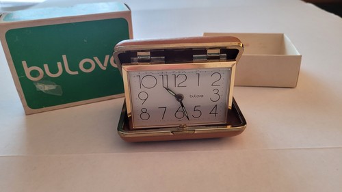 Vintage bulova travel - bulova, winding