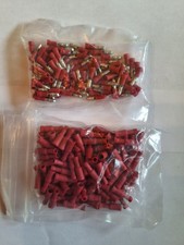 200 Pack 22-18 AWG Red Male &