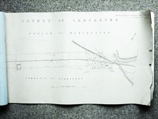 Railway history map plan