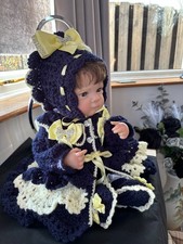 BABY GIRL CARDIGAN BONNET