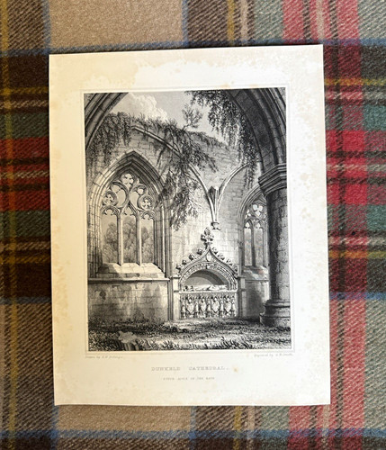 Antique print dunkeld - antique,