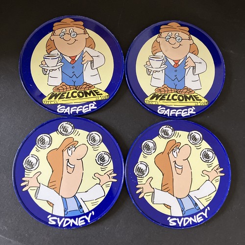 Tetley tea folk coasters - tea,