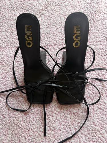 Ego black lace strappy - ego,