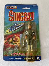 Vintage Matchbox Stingray Captain Troy Tempest Figure New On Card 1992