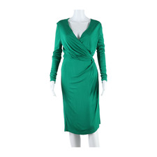 ISSA Lined Womens Wrap Dress