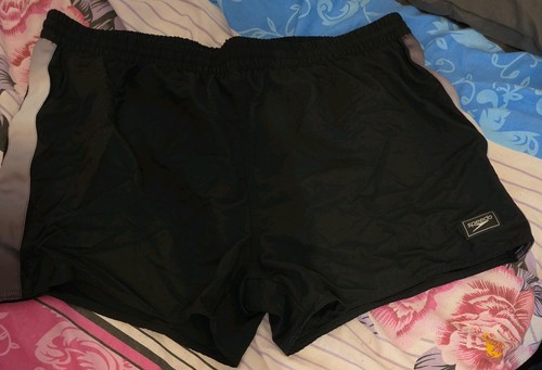 Speedo mens black swim shorts - black,