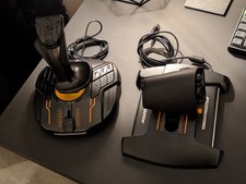 Thrustmaster T.1600M FCS Hotas Joystick and Throttle - Black (2960778)