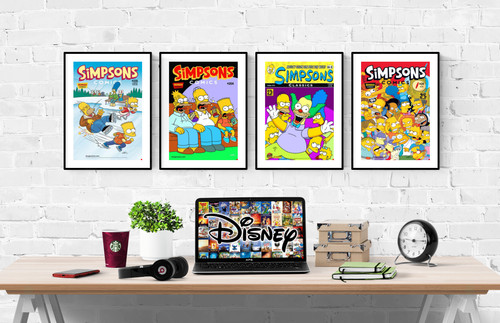 The simpsons comic covers - simpsons, set