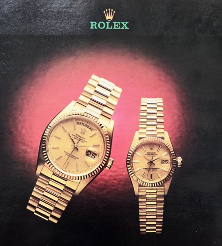 Vintage rolex 1982 - rolex, ad