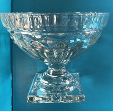 Vintage clear pressed glass