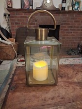 Vintage Brushed Brass Lantern