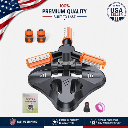360 rotating lawn sprinkler - 360°,