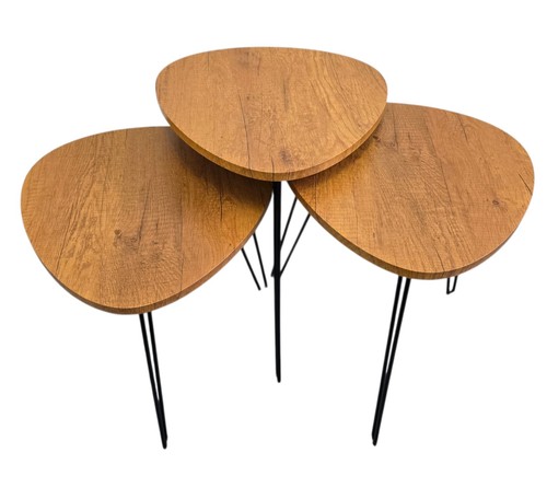 Round egg nesting table set - egg,
