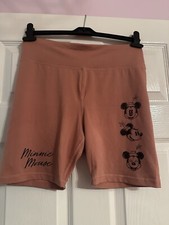 woman’s disney mickey  mouse bike shorts from primark size small