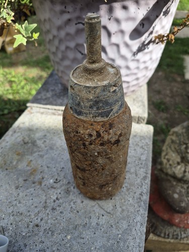 Shell case trench art inert - art, ,