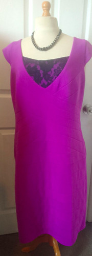 Alexon womens purple sheath - alexon,