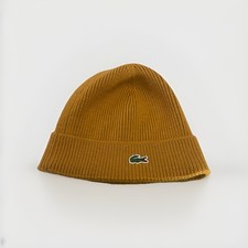 Lacoste Beanie Mustard Yellow