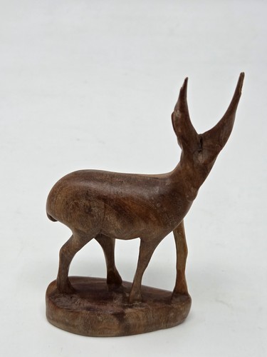 Vintage wooden antelope - vintage,