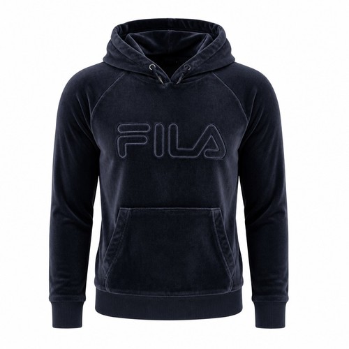 Fila velour hoodie size - velour,