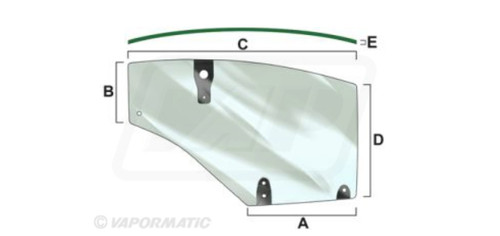 For case ihc cab - for, glass
