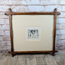 Eric Gill Wood Engraving Art Deco Print 1934 The Deposition Framed Glazed Christ