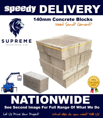 Concrete block 140mm - concrete,