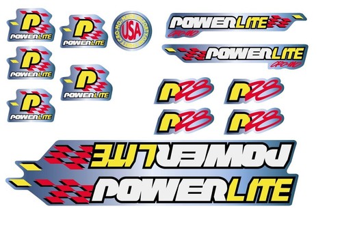 Powerlite p28 decal set - decal,