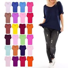 Women Fit Turn up Batwing