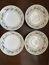 Trade Winds Tableware Set of 4 Dessert Bowls Floral Design