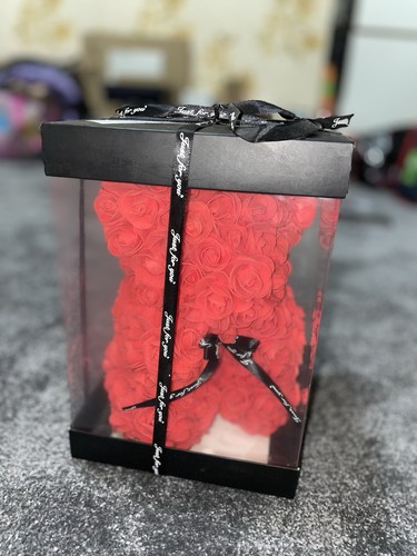 Red rose teddy - red, gift