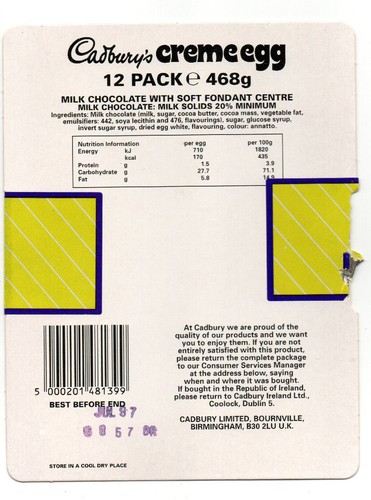 1997 cadbury creme egg 12 - 1997,
