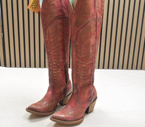 Corral ladies red embroidery - ladies,