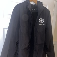 Black XXL Hooded Jacket Coat