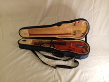 Skylark Brand Solid Wood Natural Varnish 1/2 Violin MV:008 with Hard Case