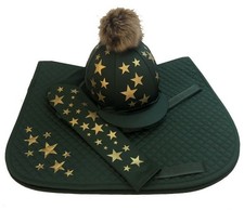 Bottle Green/Gold Cross