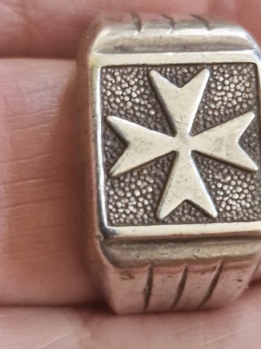 Silver signet ring gents - gents, solid