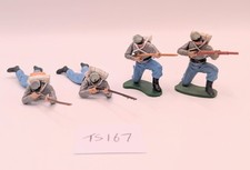 Britains Swoppets - ACW - Confederates x 4 - Good Condition 