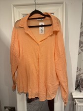 Women orange cheesecloth - women’s,