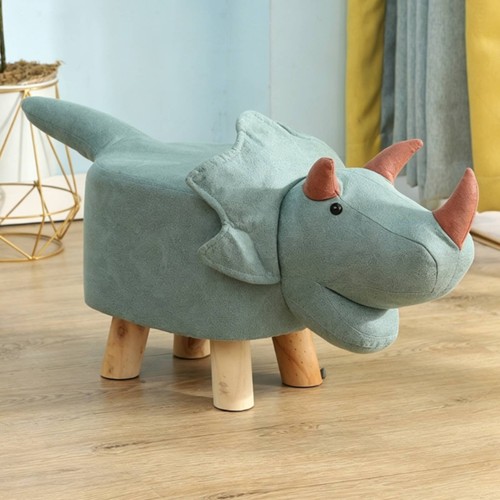 Wooden elephant step stool - elephant,