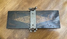 Antique Wooden Tie/flower Press- Very Good Condition -unusual Markings