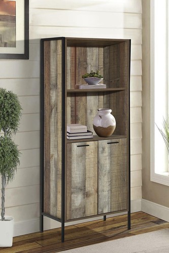 Tall rustic oak storage - tall,