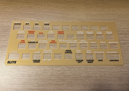 Elite keyboard overlay - elite,