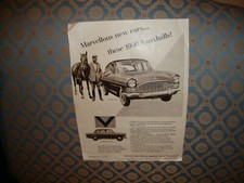 CLASSIC CAR MEMORABILIA VAUXHALL CRESTA /VICTOR 1959