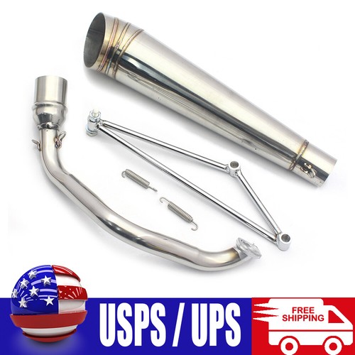 Scooter full exhaust muffler - full,
