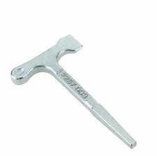 T Key Square Drive 125mm ScrewHead For most Budget Locks Doors Horseboxes Buses