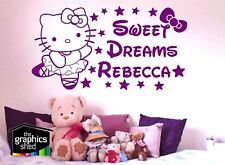  HELLO KITTY BALLERINA SWEET DREAMS WALL ART  named STICKER VINYL MURAL 
